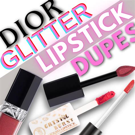 dior glitter lipstick dupe|dior lipstick dupe.